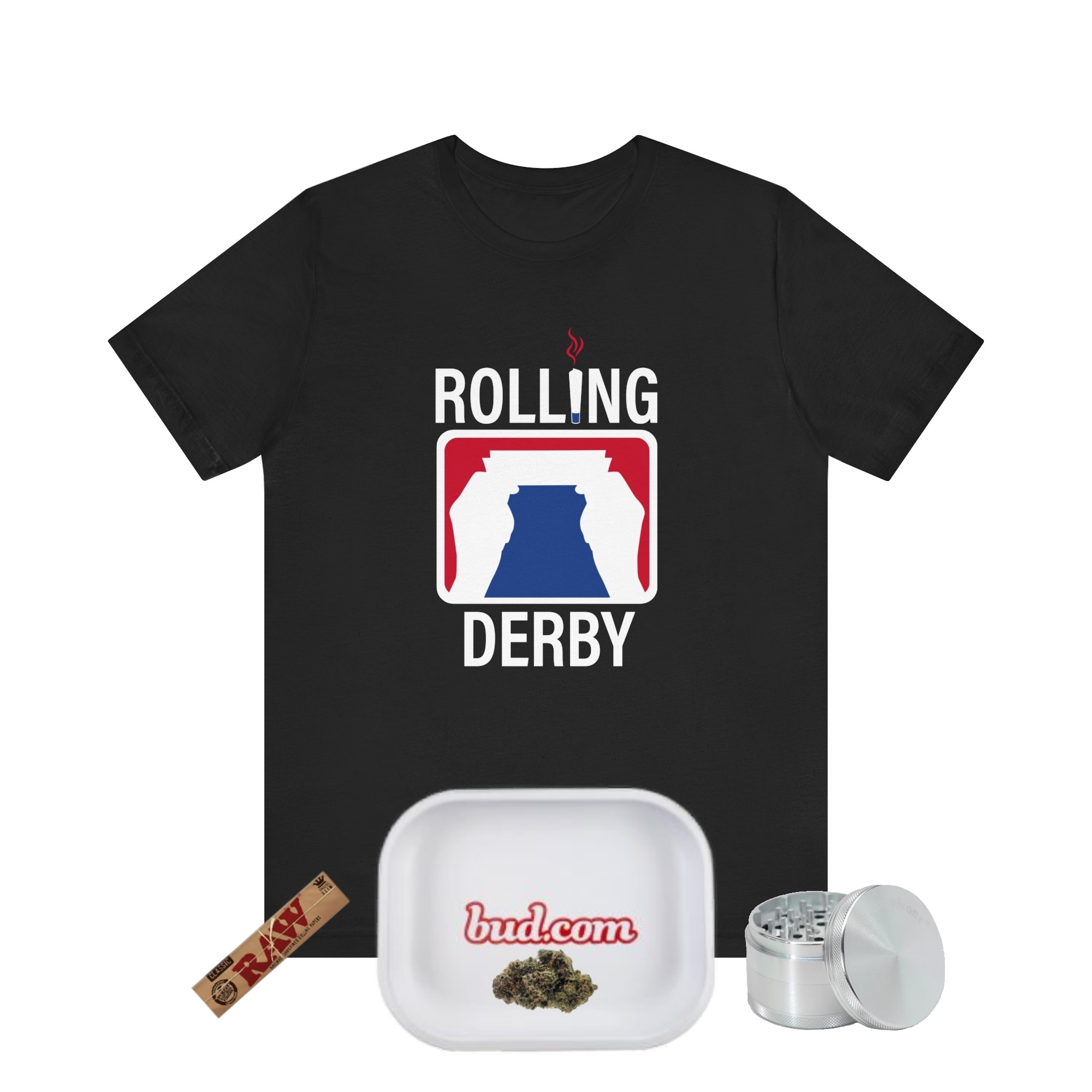 Rolling Derby Roller's Bundle with rolling tray, papers, tips, and accessories